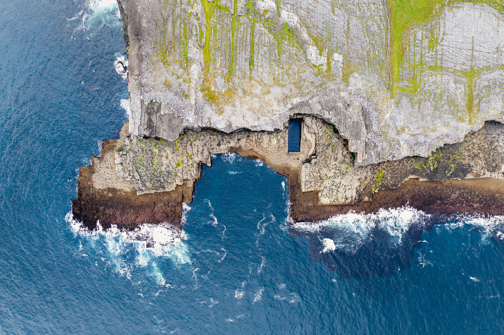 Wormhole and amazing place for freediving, Inishmore, Aran Islands