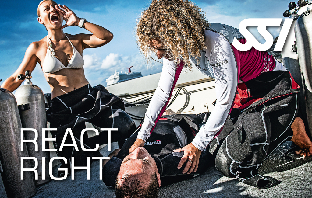 SSI React Right certification card after completing course with dive aran, aran islands